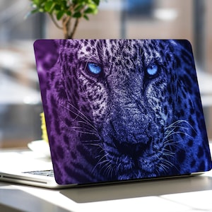 Leopard Laptop Skin Sticker Animal Notebook Vinyl Decal Dell Hp Lenovo Asus Chromebook Acer Laptop Decal Cover Skin For Any Laptop Sticker