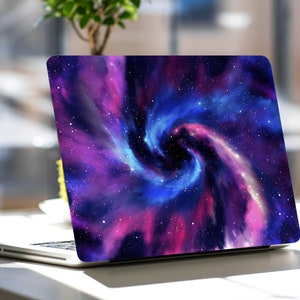 Galaxy Laptop Skin Sticker Purple Notebook Vinyl Decal Dell Hp Lenovo Asus Chromebook Acer Laptop Decal Cover Skin For Any Laptop Sticker