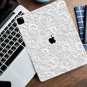 Pattern iPad Skin White Marble iPad Pro 10.2 Decal iPad Air 4 Air 3 Skin Pastel Marble iPad Pro 11 Sticker iPad Pro 12.9 2021 iPad Pro skin