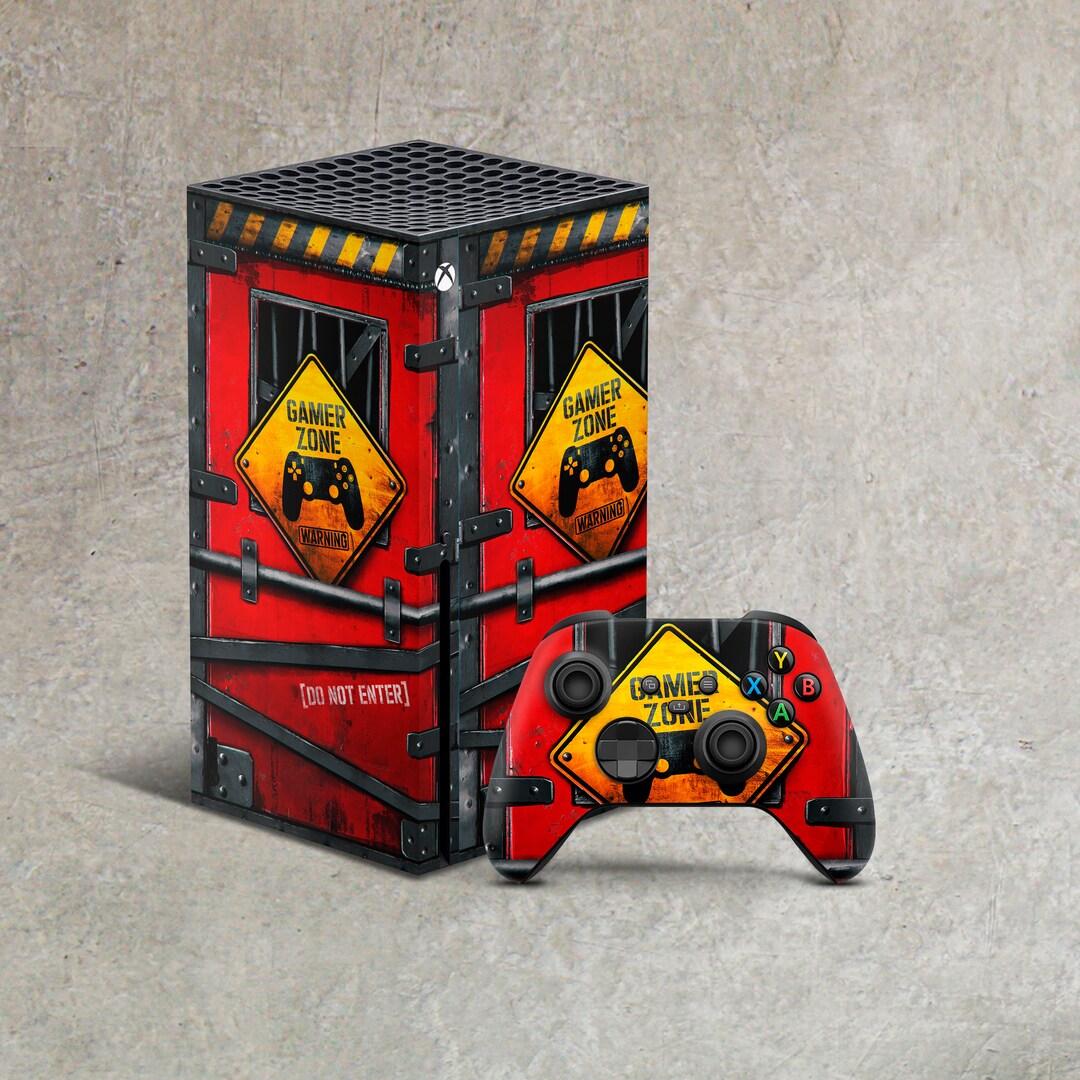Gamer Zone Xbox One X Skin Xbox One S Danger Skin Xbox 360 Xbox Series ...