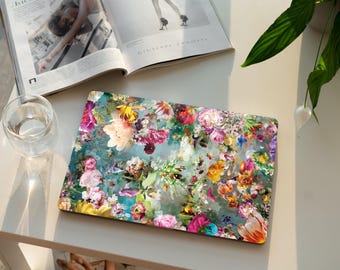 Bloemen Huidskleur Laptop Vinyl Dell Inspiron HP Pavilion Lenovo ThinkPad Asus Zenbook Acer Swift-sticker volledige dekking Skin Sticker Trend