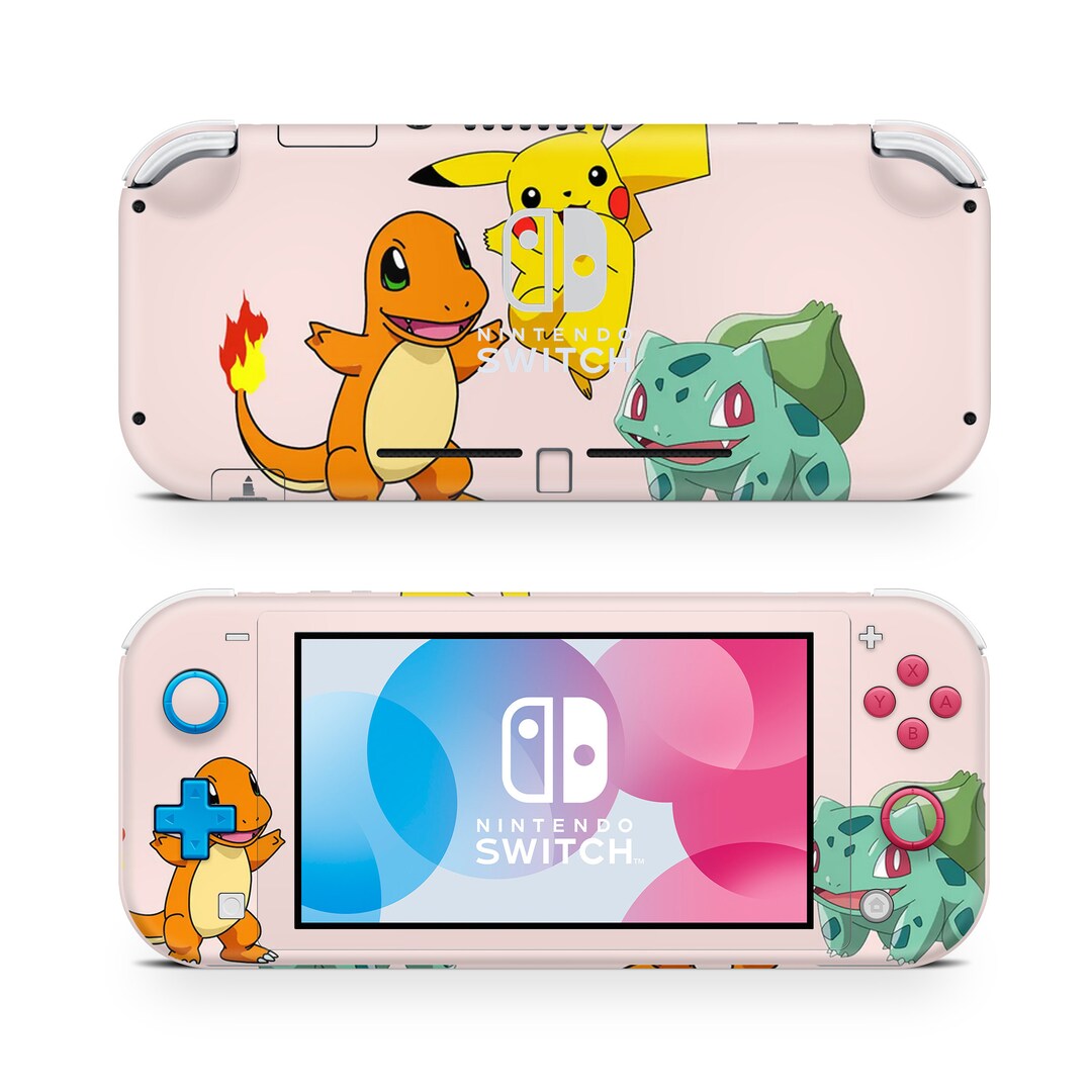 Beige Nintendo Switch Lite Skin Cartoon Decal for Game Console Custom ...