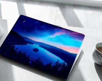 Nature Skin Laptop Blue Notebook Vinyl Dell XPS HP Envy Lenovo Asus Vivobook Acer Spin Decal Full Coverage Skin Sticker Trendy