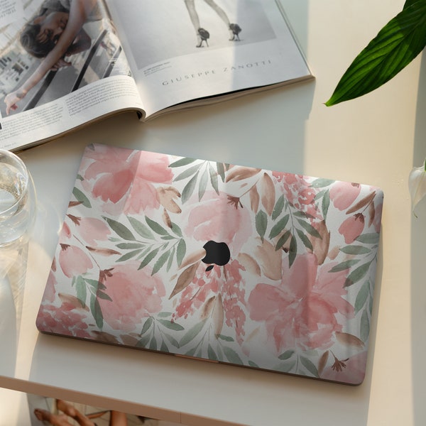 Painting Floral Aesthetic MacBook Skin for MacBook Pro 16 15 Macbook Air 15 14 13 MacBook Retina 15 13 12 Apple Laptop 2022 2021 2020 Skin