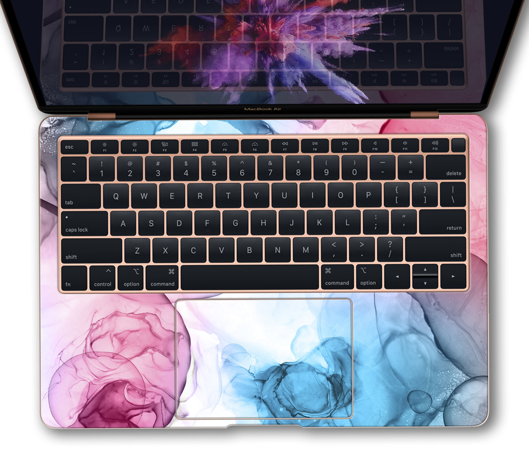 Housse pour MacBook Air et MacBook Pro 13 pouces - Marbre Noir