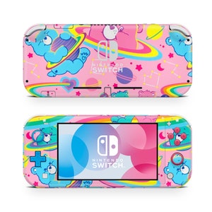 Bear Nintendo Switch Lite Skin Wrap Premium Vinyl Pink Patten Nintendo Lite Skin Cartoon Switch Lite Skin