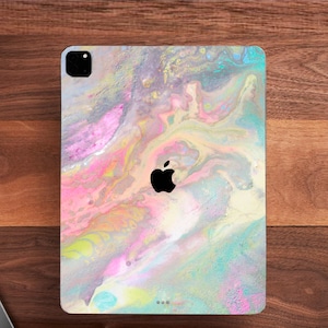 Gemstone 3M Decal Skin Purple Marble Sticker For The iPad Air Pro Mini