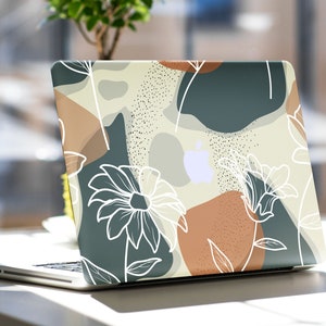 Model Pastel Printing Laptop Skin Leaves for Macbook Air 11 13 Skin Abstract Pro 13 15 16 14 2021 Skin Flower Pattern Macbook Keyboard Skin