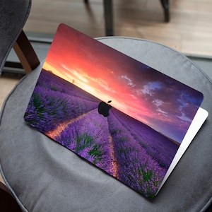 Lavender Field MacBook Air 15 Skin Vintage Paint skin Laptop Skin for Macbook Air 11/13 Pro 13/14 16  Floral MacBook Decal Nature Skin New