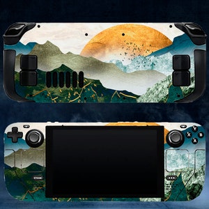 Mountains Steam Deck Valve Skins Vinyl Sticker Nature Art Design Premium Skin Abstract Steam Deck Oled Skin