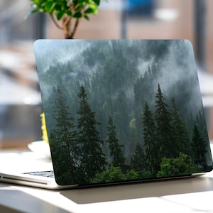 Foresta Laptop Skin Nature Notebook Vinile Decalcomania Dell Hp Lenovo Asus Chromebook Acer Any Laptop Pine Tree Woodland Sticker Skins Cover