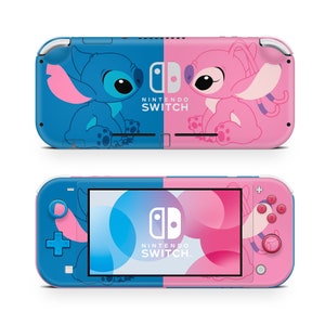 Blue Pink Nintendo Switch Lite Skin Cartoon Decal For Game Console Custom Animal Pattern Nintendo Lite Nature Lite decal
