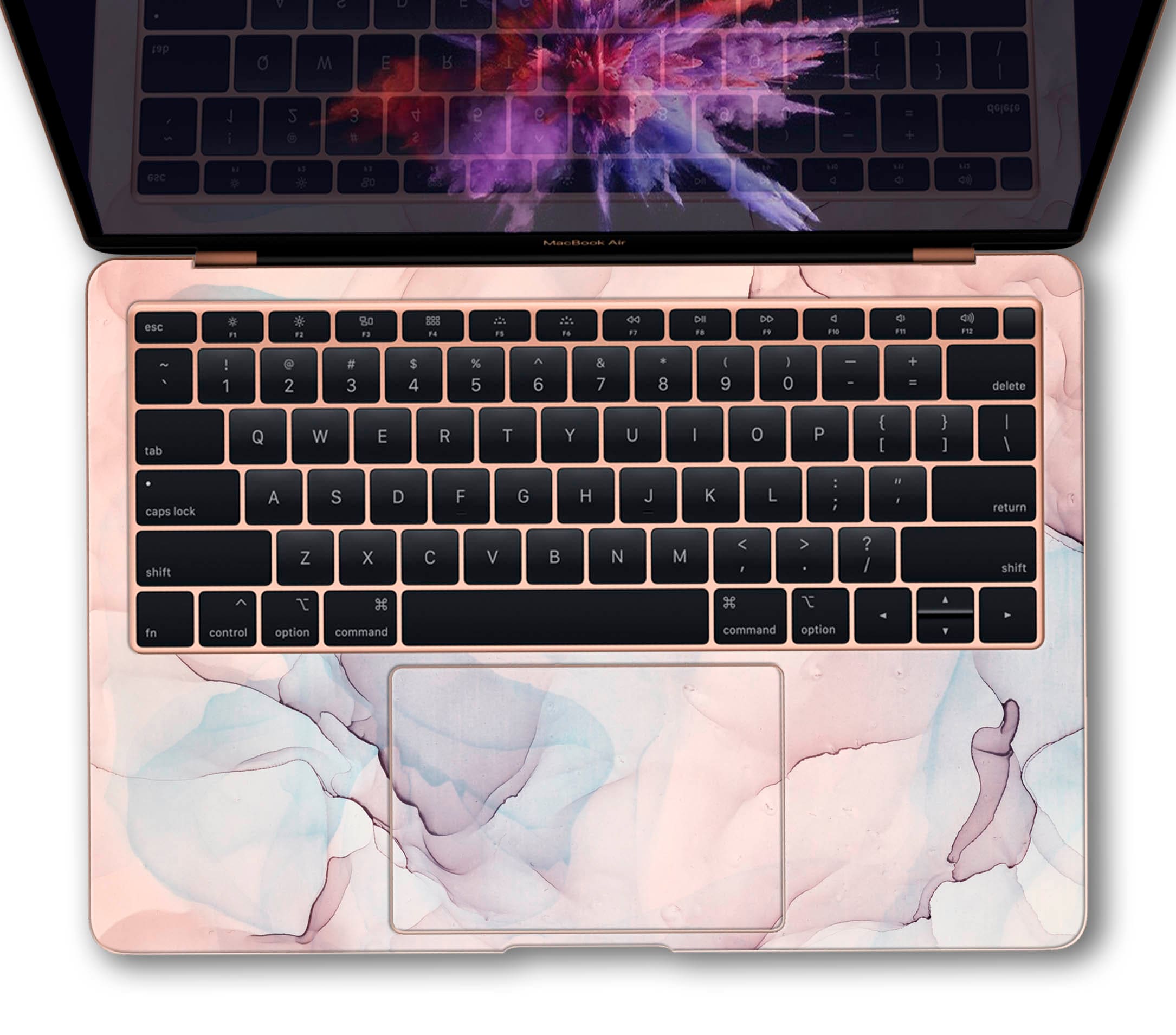 ピンクマーブル MacBook スキンシール MacBook Pro 14 スキンシール 