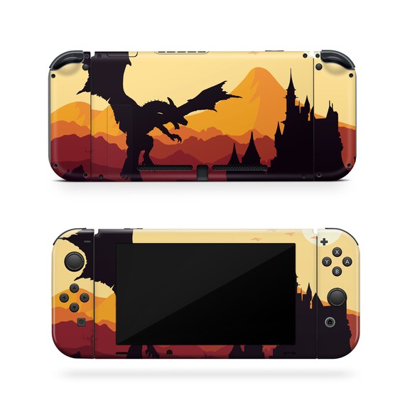 【K-DRAGON様用】Switch Flying Dragon Nintendo Skin Castle Switch 2 Skin Dark Switch Skin