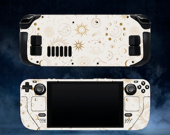 Sternbild Sterne gucken Tag Steam Deck Oled Skin, Space Cosmos Galaxy Astrologie SteamDeck Ventil Konsole Aufkleber Wrap 3 M Vinyl