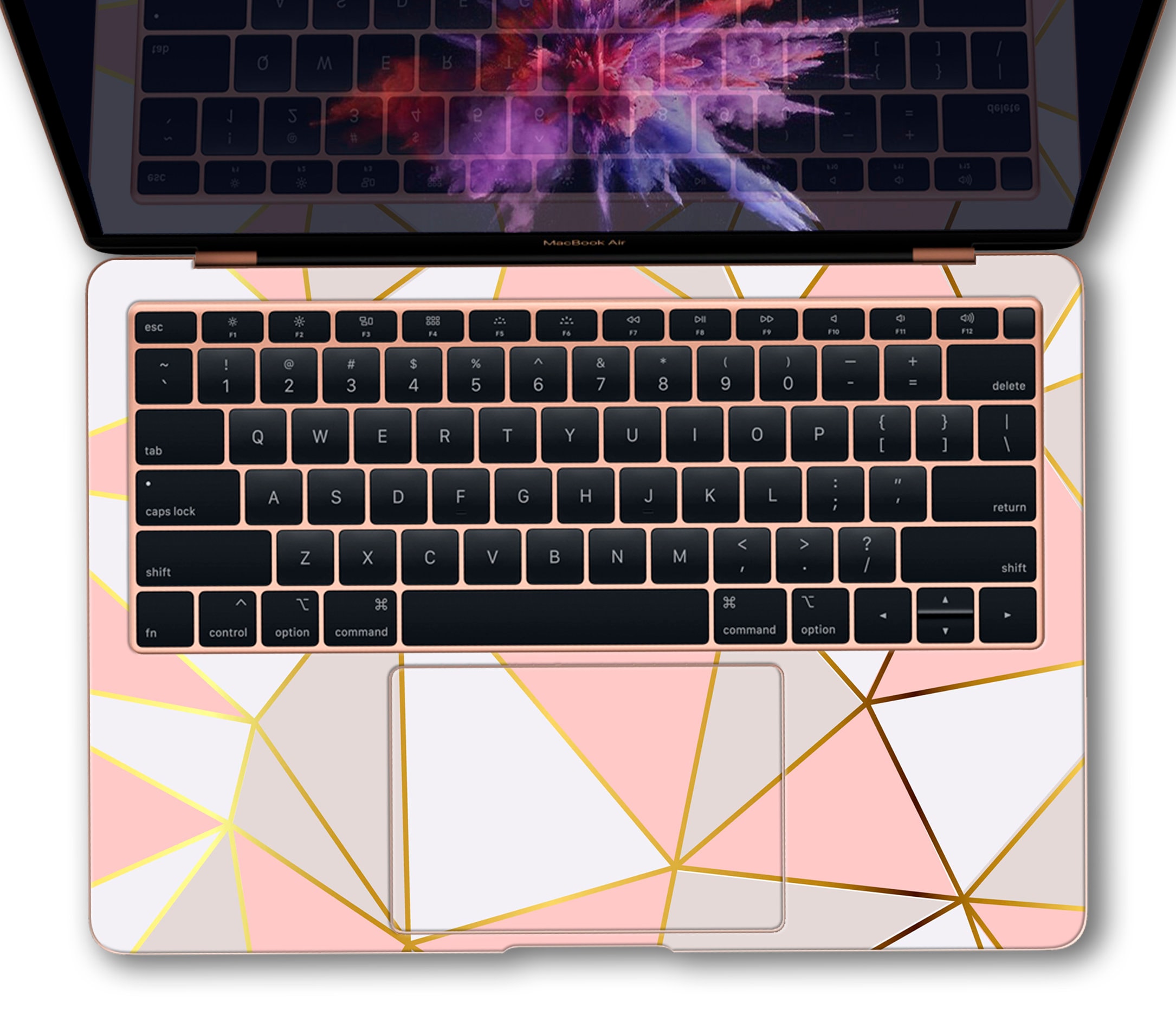 Modern Mac Pro 14 16 Mosaic MacBook Air 13 Skin Rose MacBook Pro
