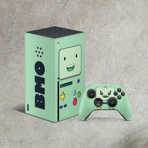 Adventure Time Beemo BMO Xbox One X Skin Xbox One S Beemo BMO Pattern Skin Xbox  360 Xbox Series S Xbox Series X Vinyl Skin Console Decal 