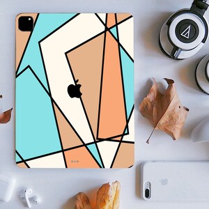 Geometric 3M Decal Skin Sticker For The iPad Air Pro Mini Girl Pattern iPad Skin 2021 Pastel Marble iPad Skin Abstract Art iPad Pro Skin