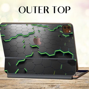 Personalised Skin Magic Keyboard Skin Carbon Vinyl Decal for Apple Magic Keyboard Sticker Ipad Pro 12.9&quot; Skin Ipad Pro 11 Personalized
