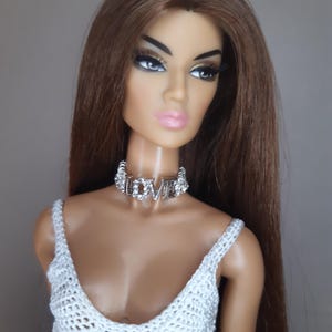 Necklace choker &quot;LOVE&quot; for dolls IT 12&quot;