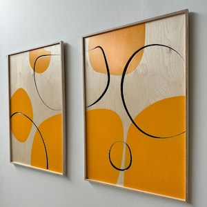 CARVED Abstre Wood Art, Wood Wall Art, Wall Decor, Rustic Wood Wall Art, Wood Wall Hanging, Housewarming Gift, Handmade