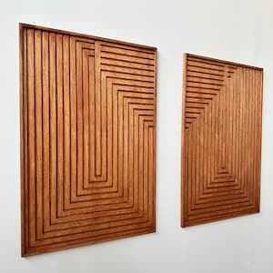 CARVED Geometric  Wood Art, Wood Wall Art, Wall Decor, Rustic Wood Wall Art, Wood Wall Hanging, Housewarming Gift, Handmade