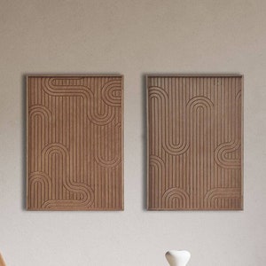 CARVED Geometric  Wood Art, Wood Wall Art, Wall Decor, Rustic Wood Wall Art, Wood Wall Hanging, Housewarming Gift, Handmade