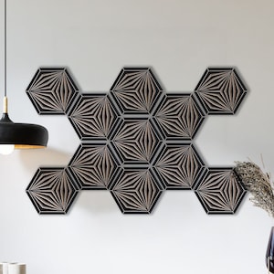 CARVED Geometric  Wood Art, Wood Wall Art, Wall Decor, Rustic Wood Wall Art, Wood Wall Hanging, Housewarming Gift, Handmade