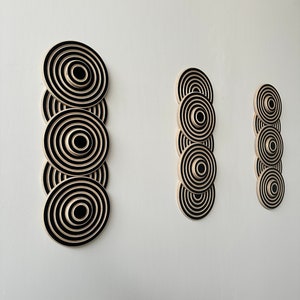 CARVED Geometric  Wood Art, Wood Wall Art, Wall Decor, Rustic Wood Wall Art, Wood Wall Hanging, Housewarming Gift, Handmade
