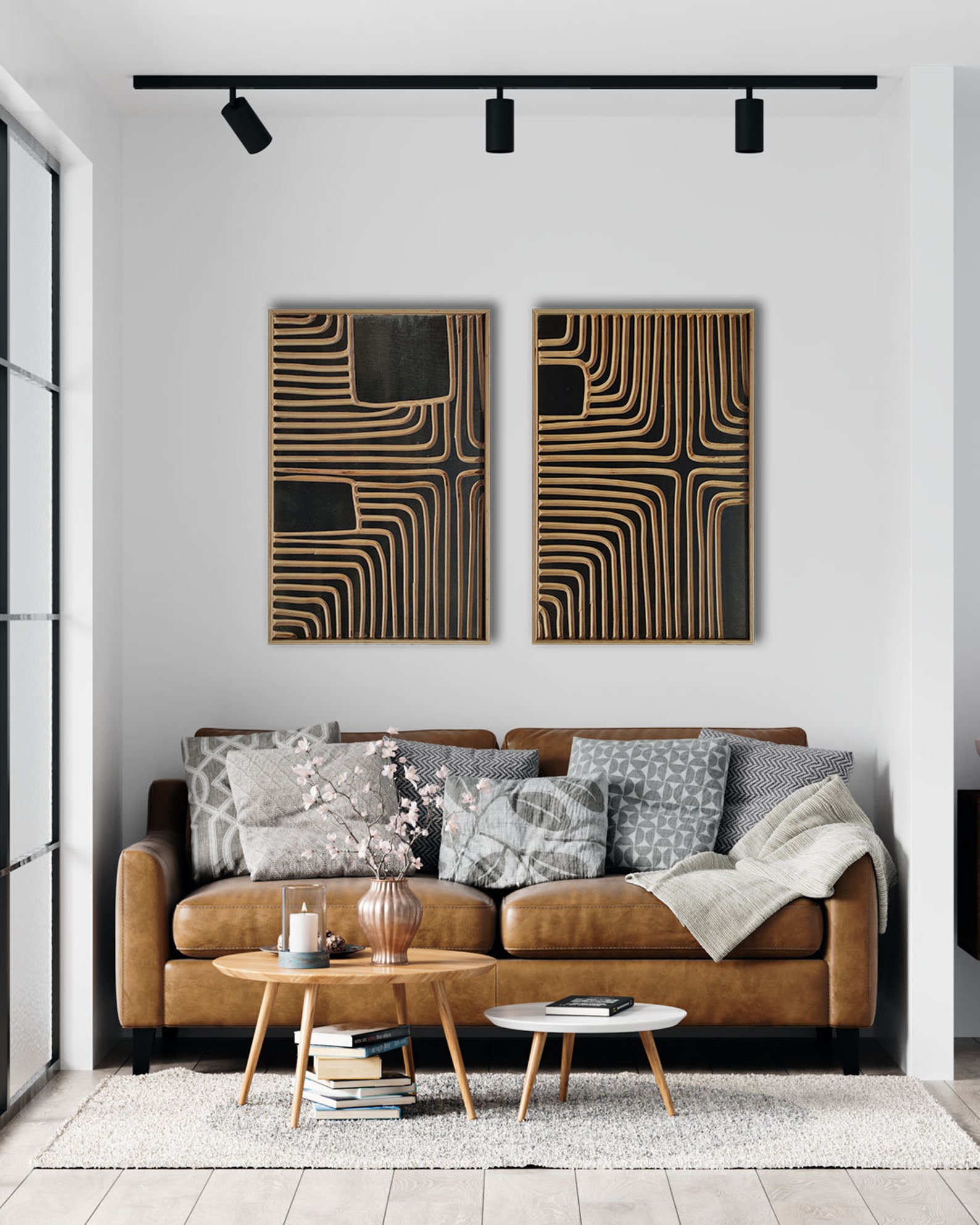CARVED Abstre Wood Art, Wood Wall Art, Wall Decor, Rustic Wood Wall Art, Wood Wall Hanging, Housewarming Gift, Handmade  