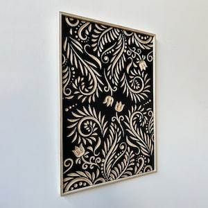 GESCHNITZTE Blätter Holzkunst, Holzwandkunst, Wanddekor, rustikale Holzwandkunst, Holzwandbehang, Housewarminggeschenk, handgemacht