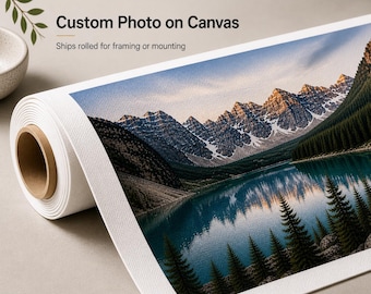 Custom Canvas Print from Photo, Rolled Canvas Print, Personalized Photo Canvas, Unframed Wall Art