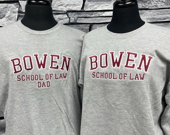 Custom Embroidery Team Pride Sweatshirt - Personalized College Hoodie, Graduation Gift, Sport Mom, School Swag, Fan Gear Apparel