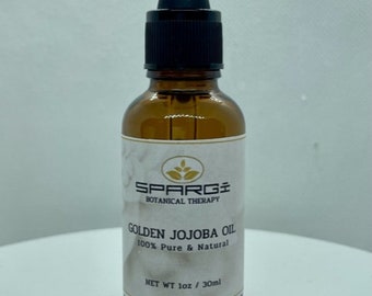 Jojoba Oil 100% Pure & Natural | for Hair, Skin and Nails | Pure Cold Pressed Unrefined Natural | 1 Oz