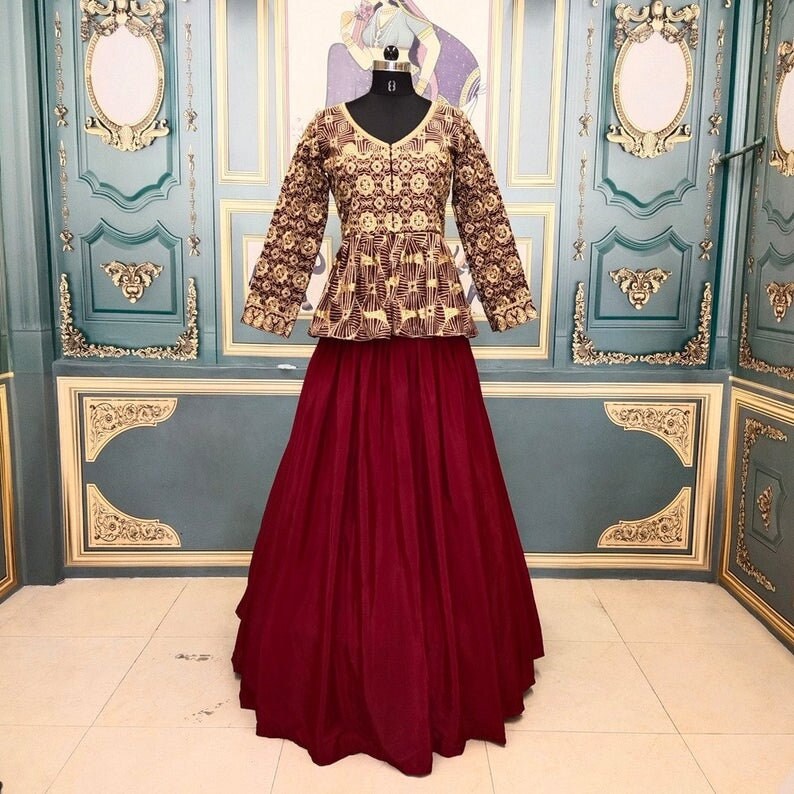 lehenga chunni ki style