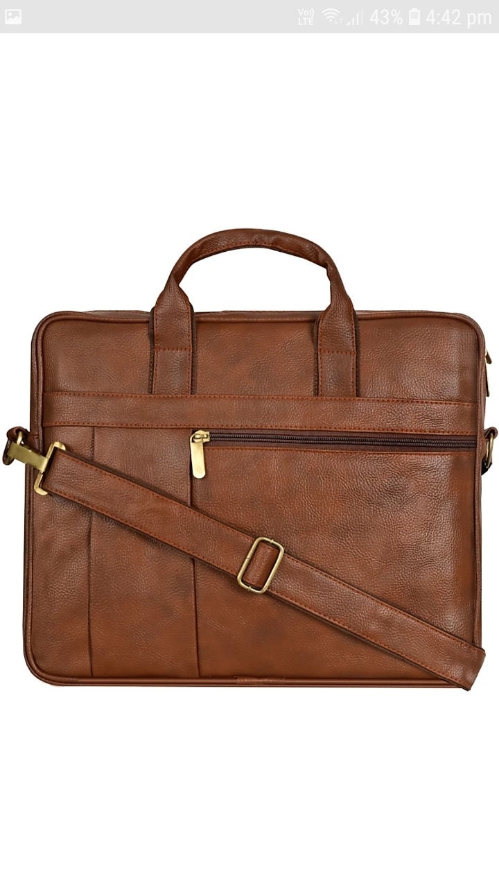 Bag for menOffice bag for menLeather briefcase for Etsy