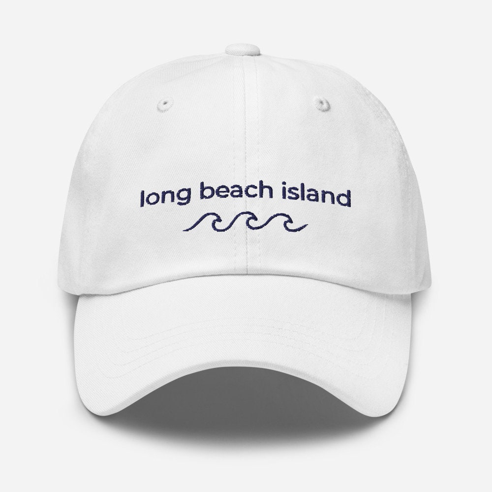 Embroidered Long Beach Island Hat With 