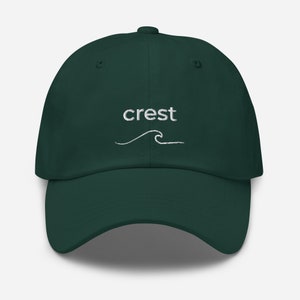 Wildwood Crest NJ Embroidered Hat With Wave | Wildwood New Jersey Baseball Cap