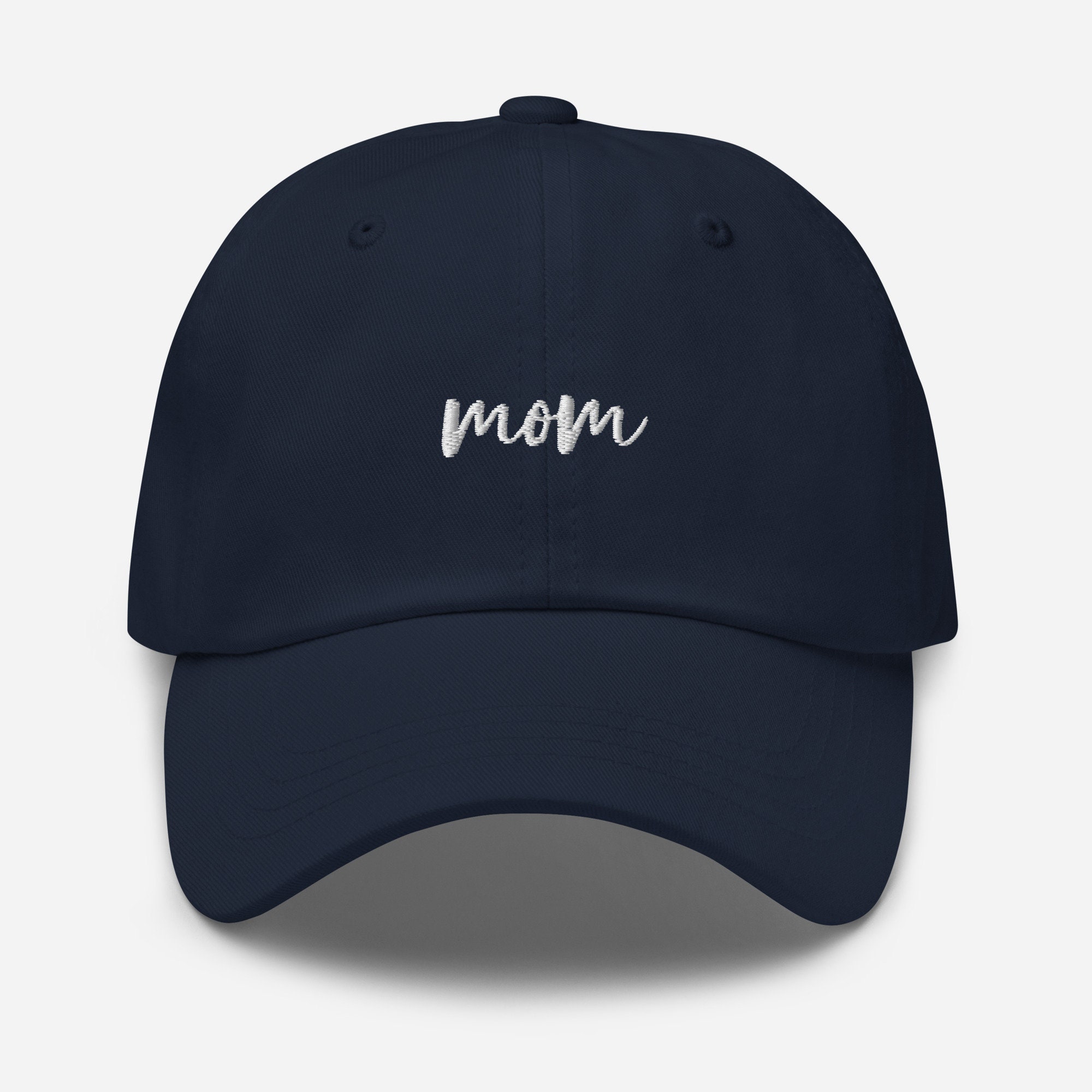 Mom Embroidered Hat | Mom Script Embroidered Baseball Cap | Gift For Mom