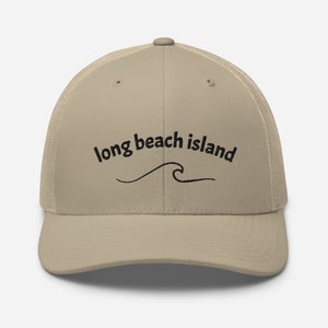 Long Beach Island Retro Trucker Hat | LBI NJ Embroidered Trucker Hat