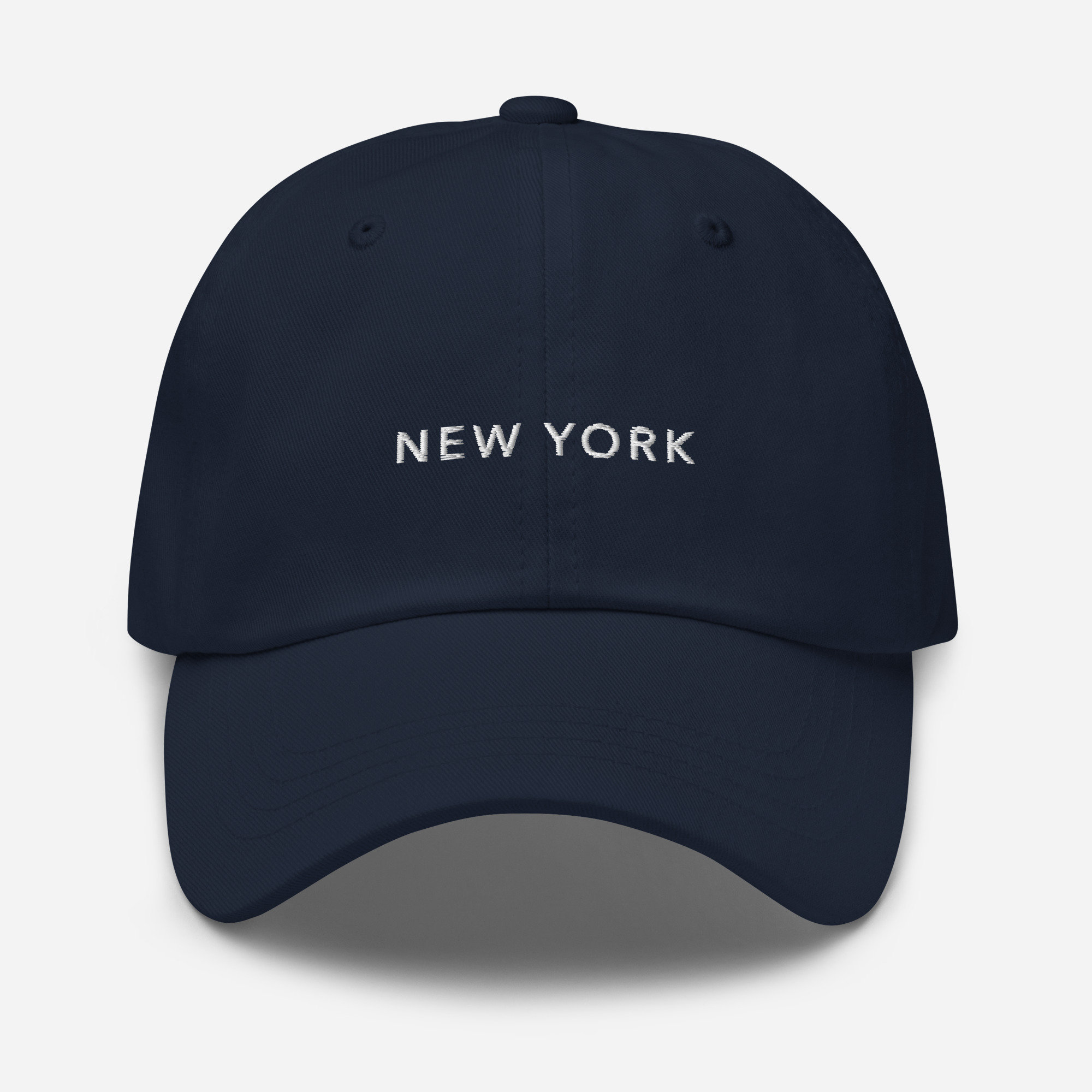NY embroidered baseball cap New York Embroidered Hat - Black - Assembly New York main image 2