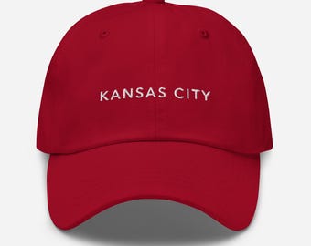 Kansas City Embroidered Hat | Kansas City Missouri Baseball Cap Simple