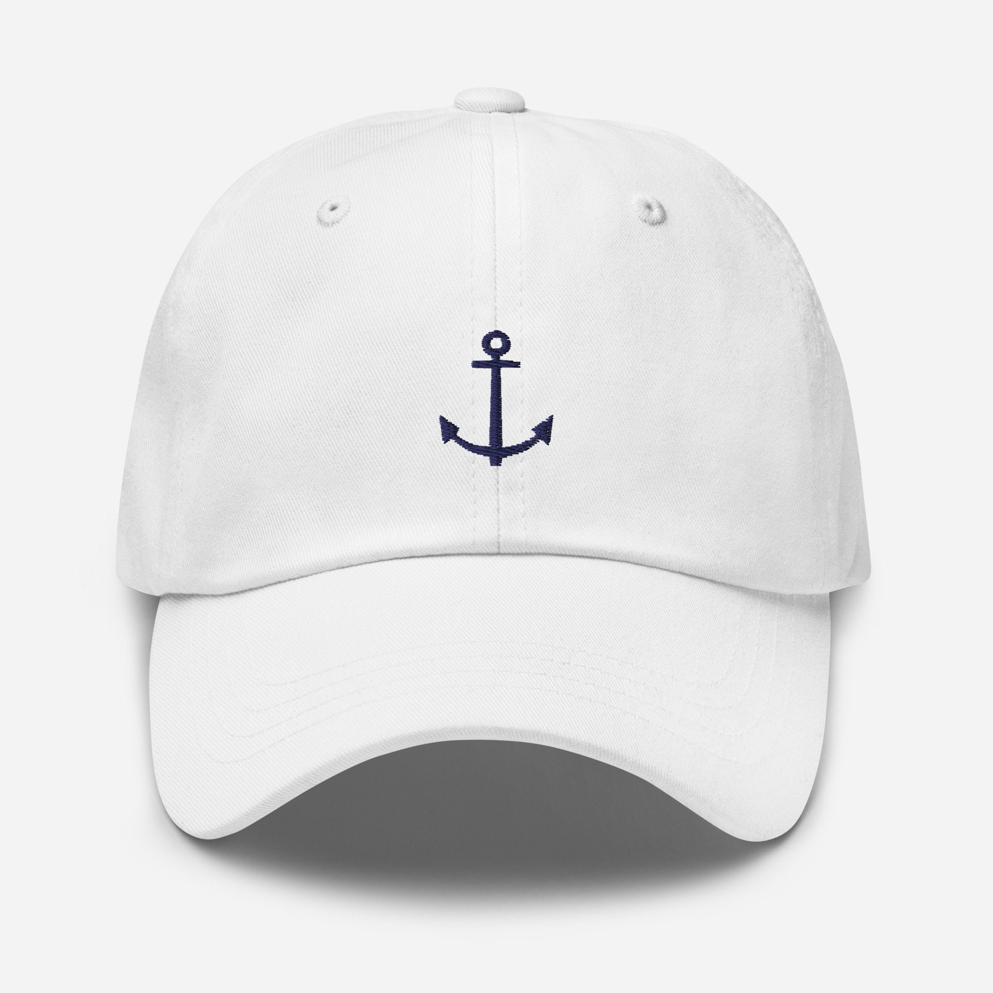 Anchor Embroidered Hat Nautical 