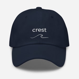 Wildwood Crest NJ Embroidered Hat With Wave | Wildwood New Jersey Baseball Cap