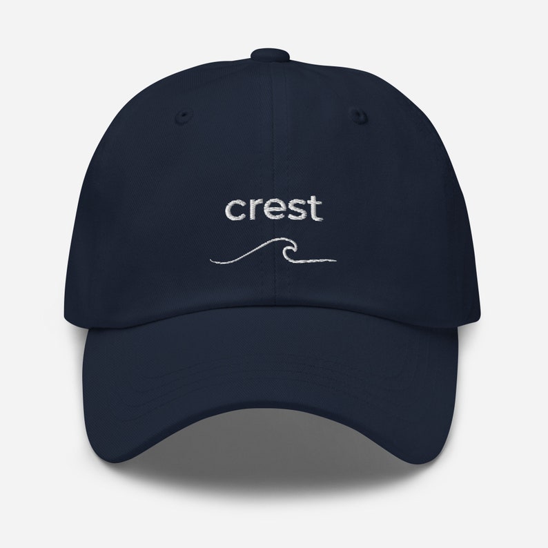 Wildwood Crest NJ Embroidered Hat With Wave | Wildwood New Jersey Baseball Cap