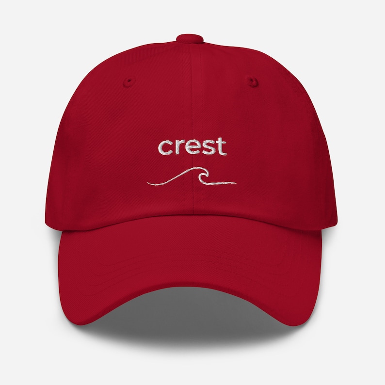 Wildwood Crest NJ Embroidered Hat With Wave | Wildwood New Jersey Baseball Cap