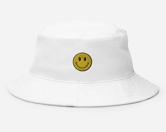 Cappello Pescatora Con Faccina Sorridente, Unisex, Resistente, Per Festival E Uso Quotidiano, Taglia Unica - 4