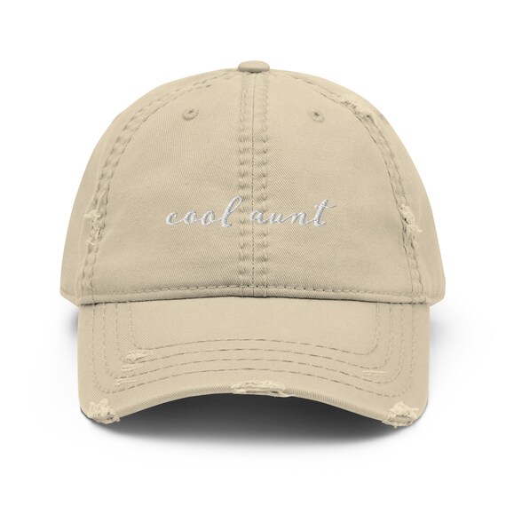 Cool Aunt Distressed Dad Hat Cool Aunt 