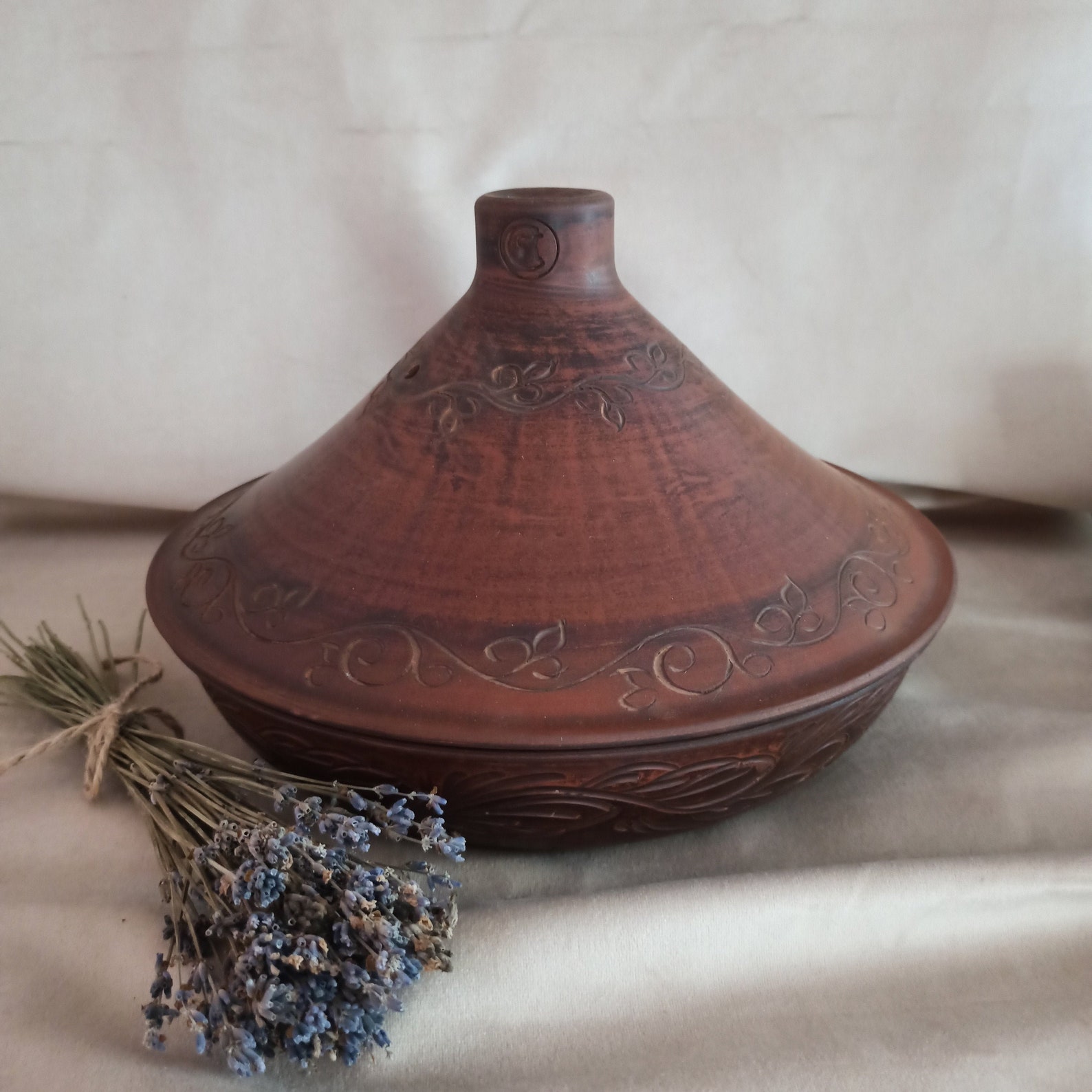 Tagine Clay Tagine Baking Pot Cooking Tagine Clay Cooking Etsy