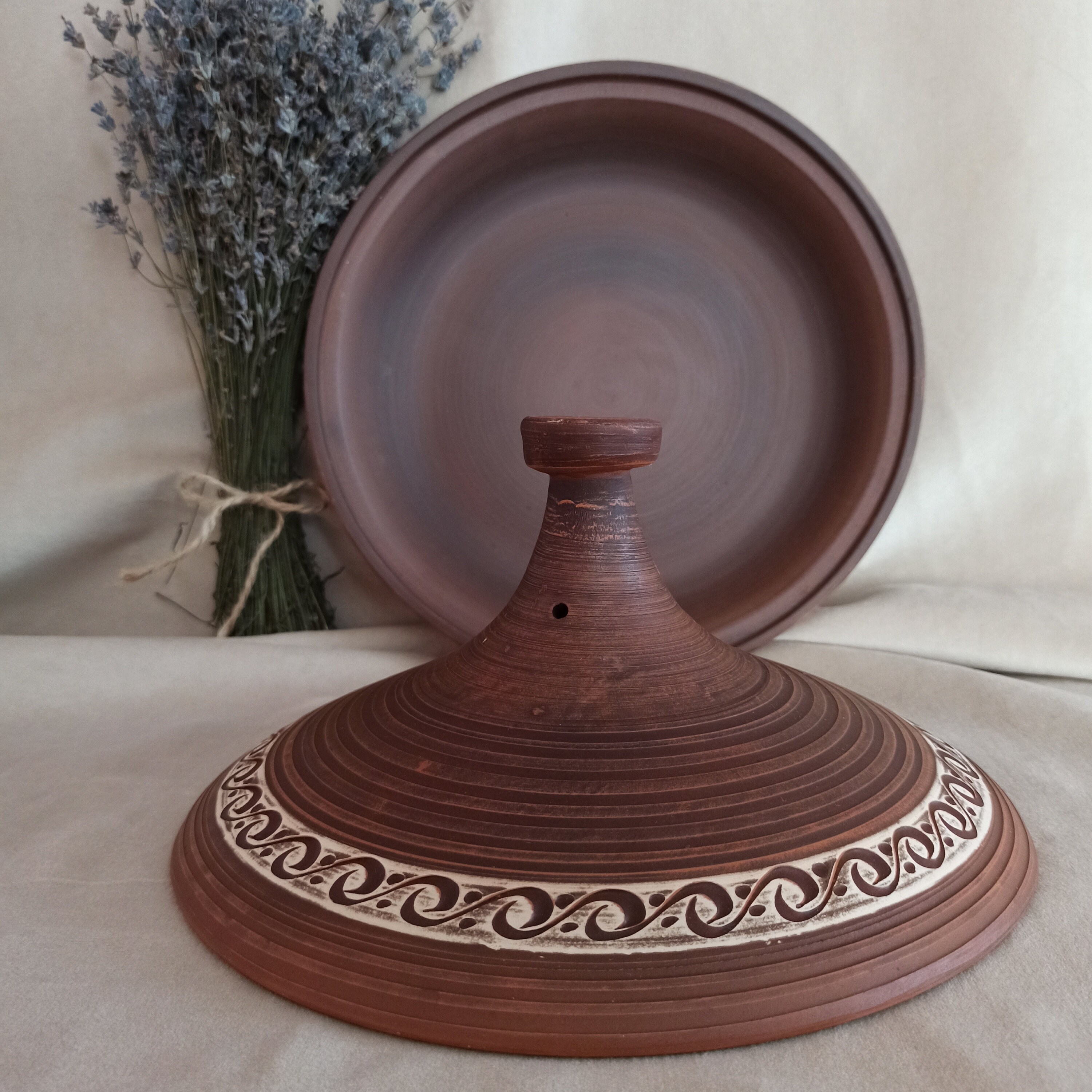 Tagine Clay Baking Pot Clay Cooking Pot Handmade Tagine Etsy